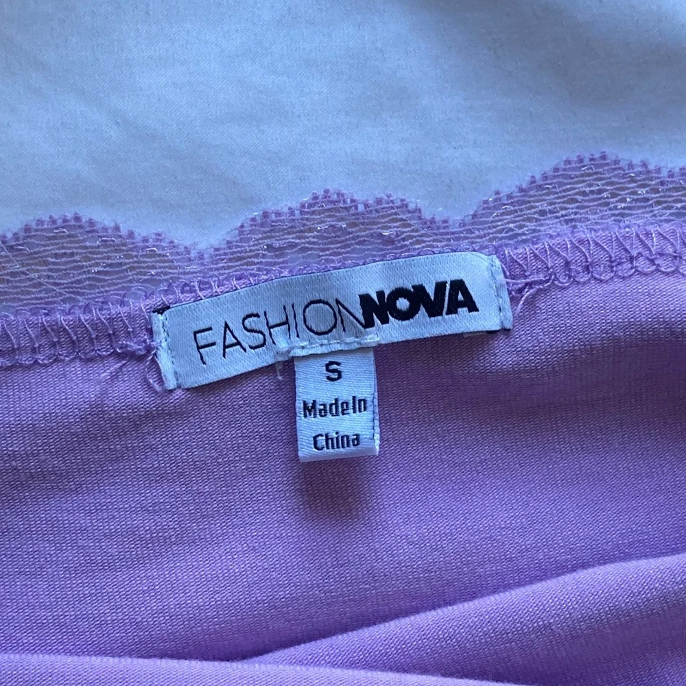 Fashion Nova Purple Lace Spaghetti Strap Mini Slip Dress - Picture 6 of 8